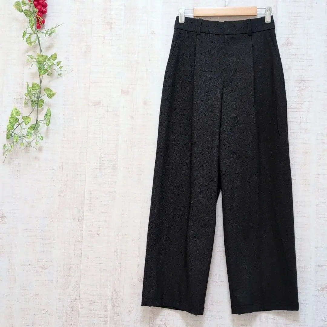 [Rare size] Uniqlo wide pants Gaucho XS high waist straight