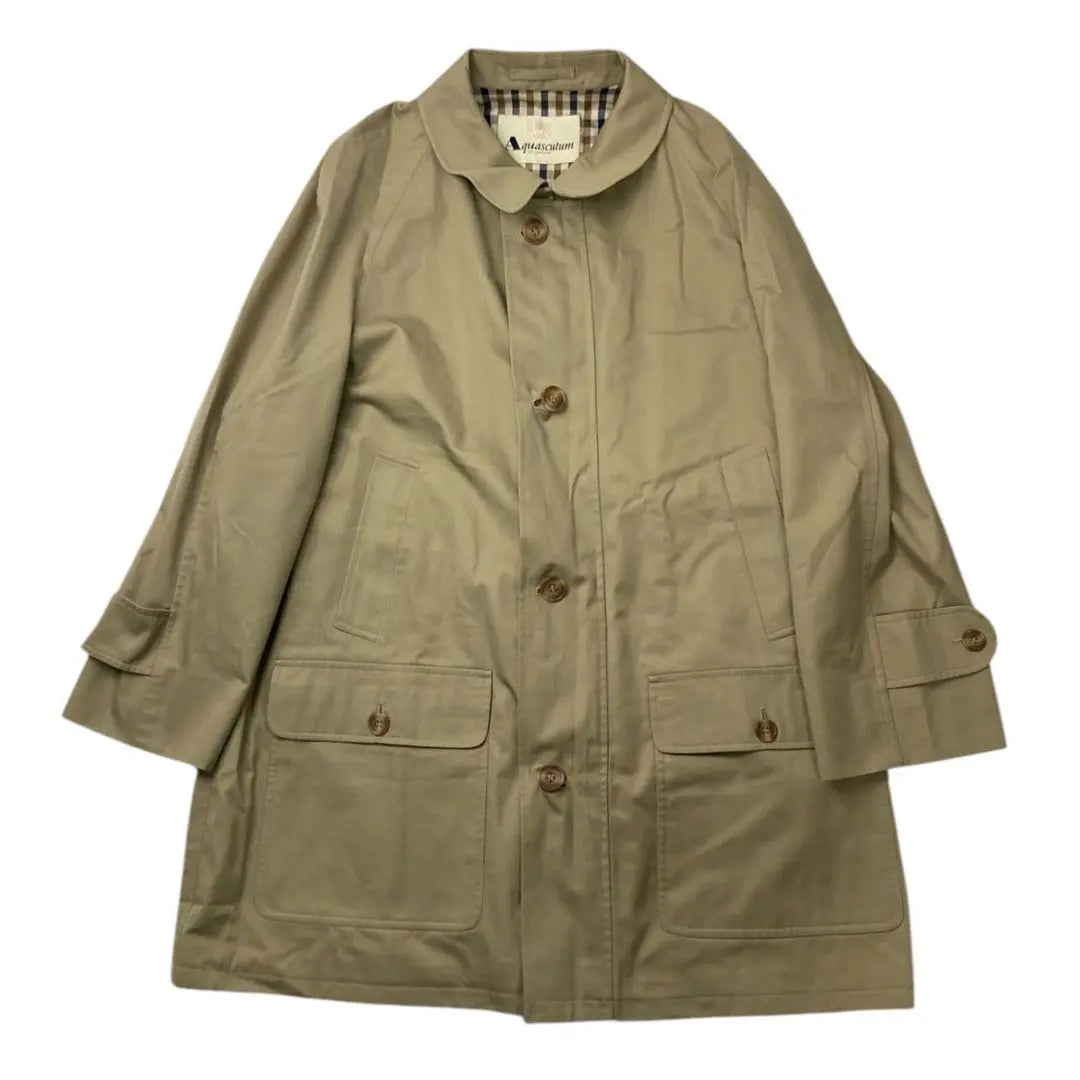 ✨Aquascutum✨Aquascutum trench coat, trench coat | ✨Aquascutum✨アクアスキュータム　トレンチコート　ステンカラーコート