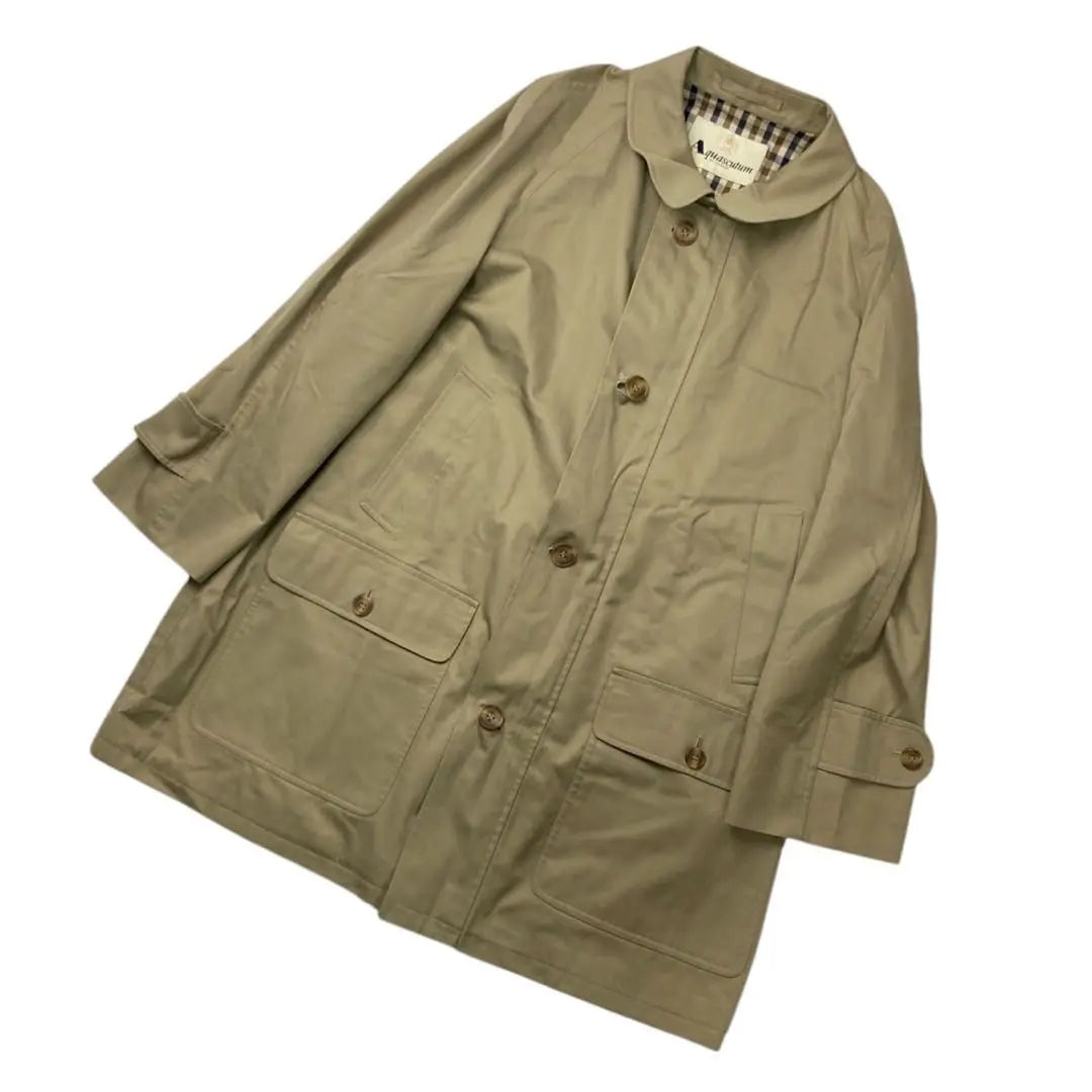 ✨Aquascutum✨Aquascutum trench coat, trench coat | ✨Aquascutum✨アクアスキュータム　トレンチコート　ステンカラーコート