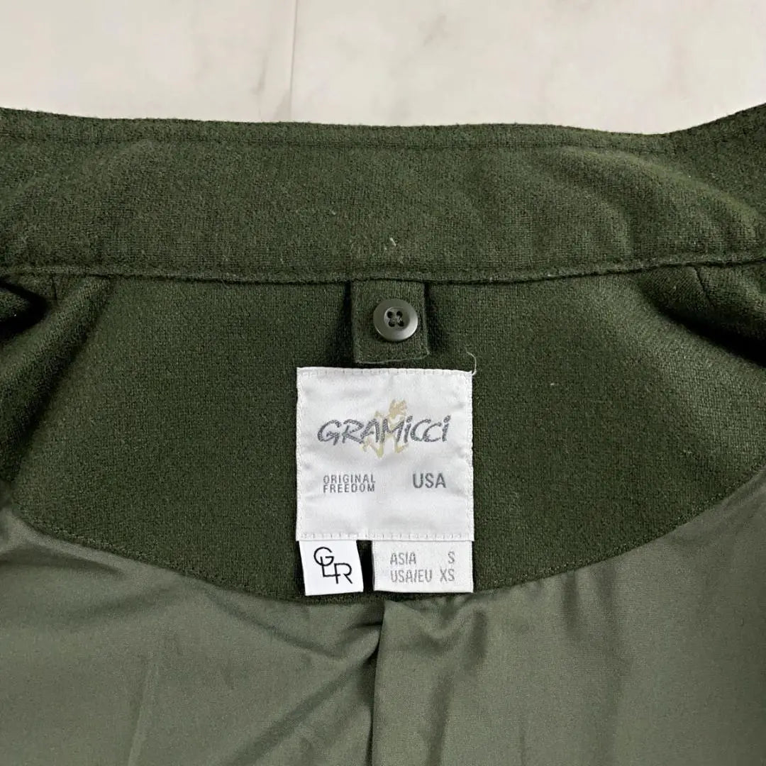 Good condition, special order GRAMICCI blouson khaki men's size S*XC96