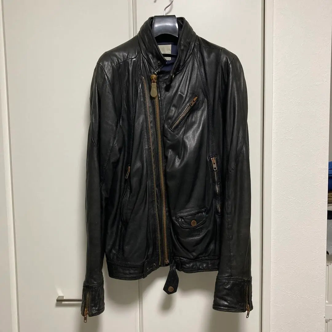 DIESEL Leather Rider Jacket