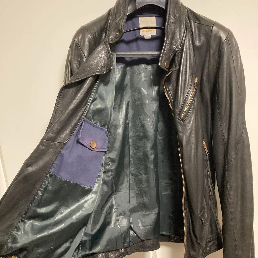 DIESEL Leather Rider Jacket