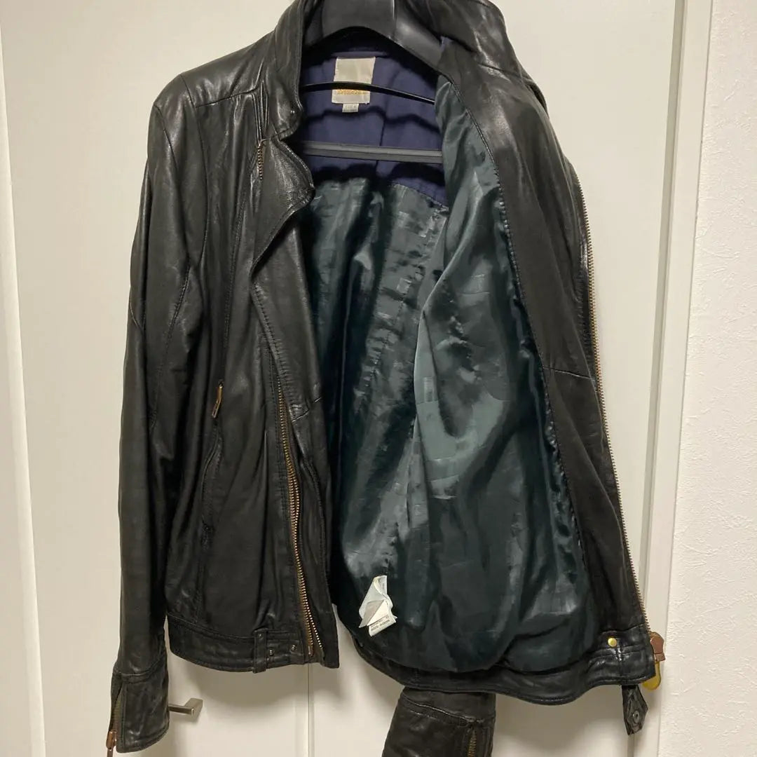 DIESEL Leather Rider Jacket