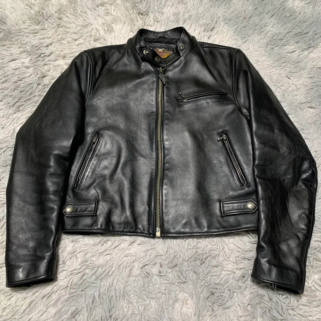 Beautiful condition HARLEY DAVIDSNON leather jacket single rider L