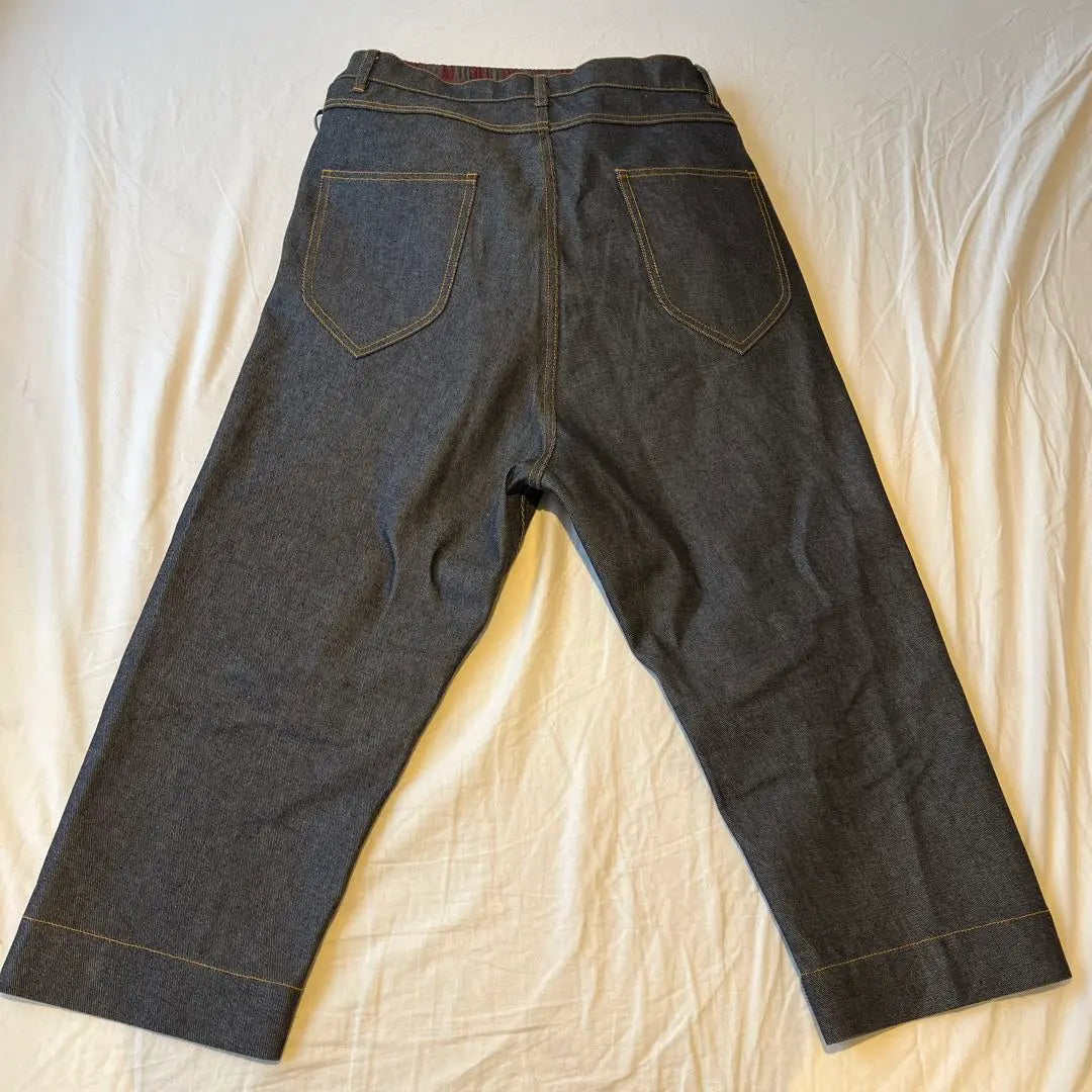 [Vivienne Westwood] Pantalones de mezclilla Builder de algodón a rayas | 【Vivienne Westwood】ビルダー デニム パンツ ストライプ 綿