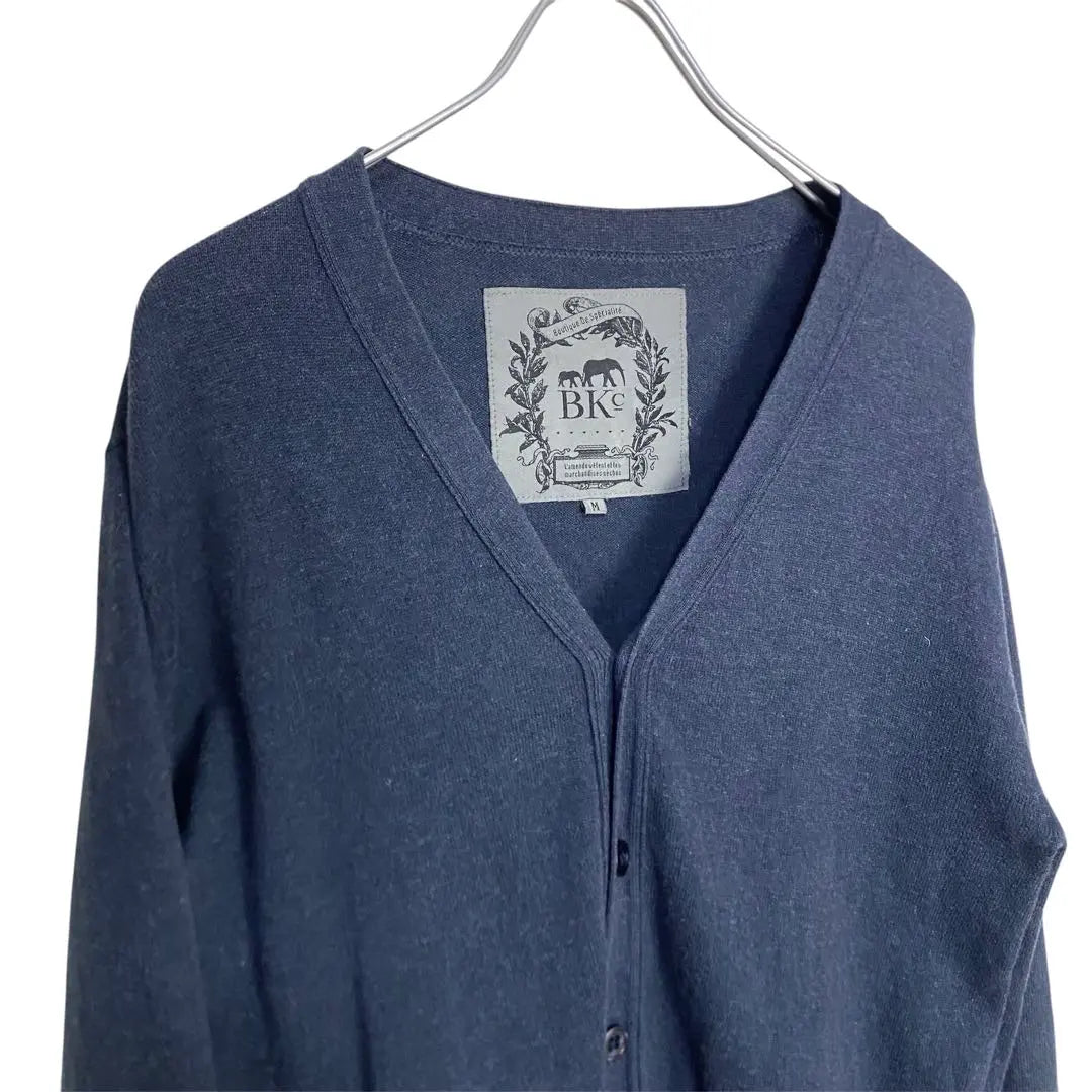 Bkc Brooklyn Circus Cotton Wool Blend Cardigan M Navy