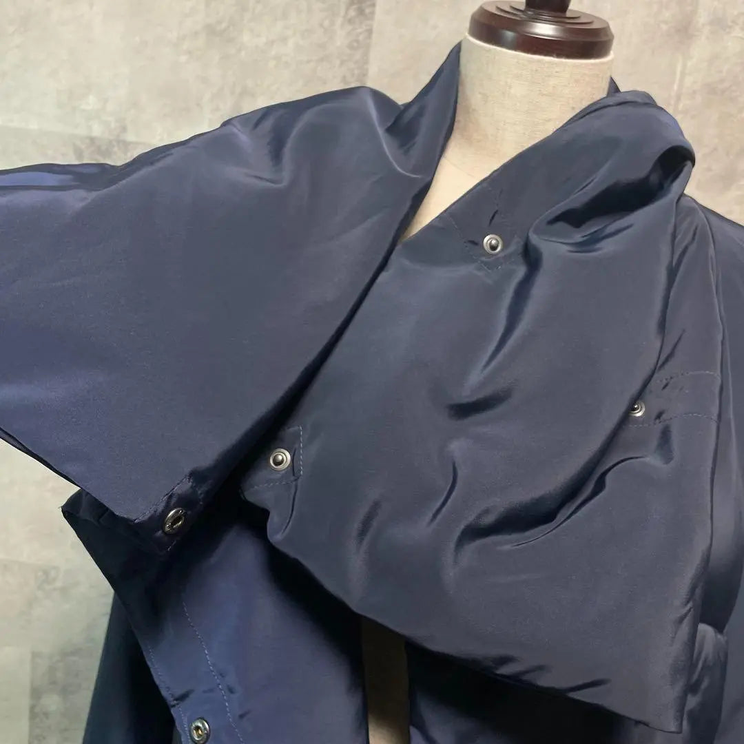 <sly>Chaqueta de plumón con capucha Sly Navy, talla única | ≪SLY≫ スライ ネイビー フード付きダウンジャケット フリーサイズ</sly>