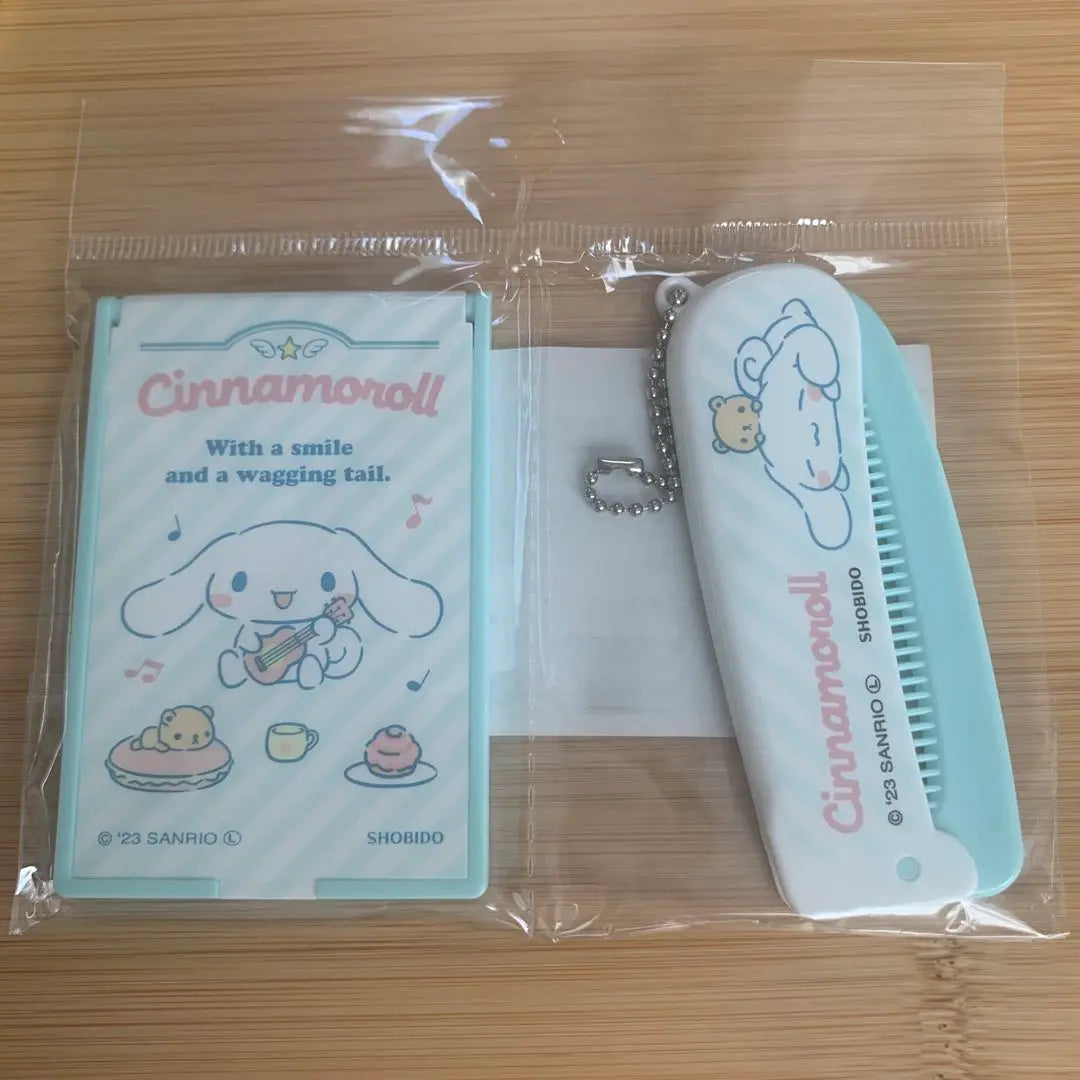 Juego de espejo y peine para el cabello Cinnamoroll