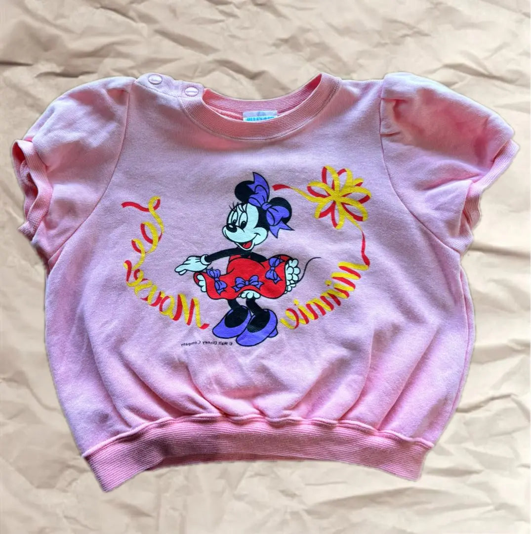 Sudadera Vintage Minnie -chan de manga corta | ヴィンテージ ミニーちゃんスウェット半袖