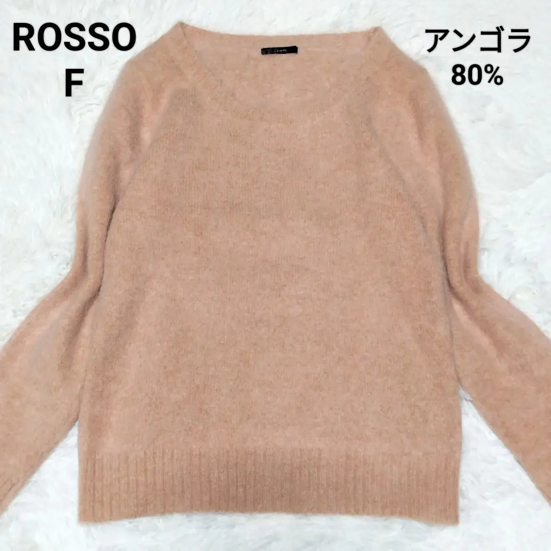 ✨ Hermoso estado ✨ Urban Research Rosso Fluffy Angola Knit Salmon Pink F