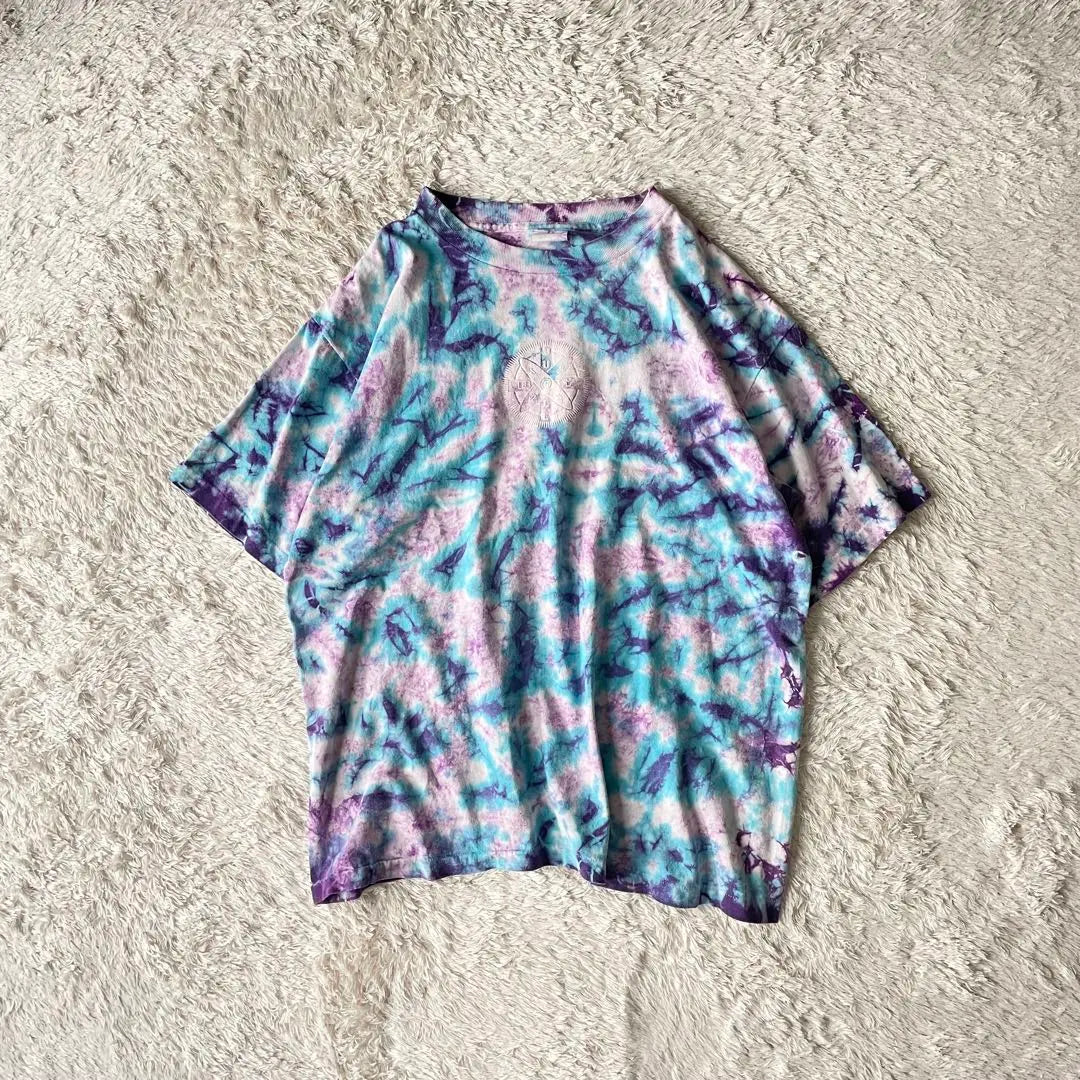 Overseas used clothing 90s BUGLE BOY USA made tie-dye T single stitch | 海外古着 90s BUGLE BOY USA製 タイダイT シングルスティッチ