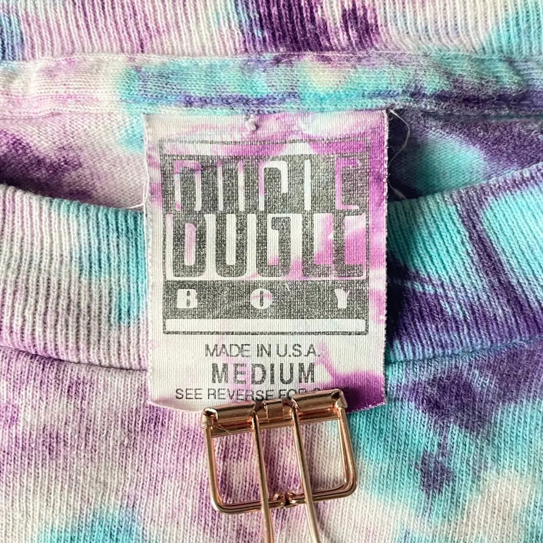 Ropa usada en el extranjero años 90 BUGLE BOY USA hizo tie-dye T de una sola puntada | 海外古着 90s BUGLE BOY USA製 タイダイT シングルスティッチ