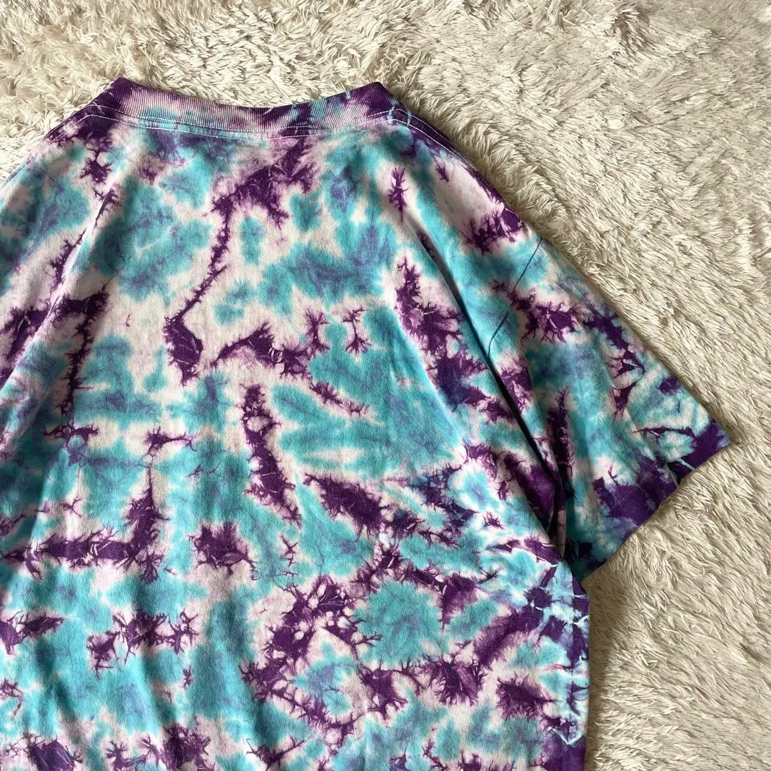 Overseas used clothing 90s BUGLE BOY USA made tie-dye T single stitch | 海外古着 90s BUGLE BOY USA製 タイダイT シングルスティッチ