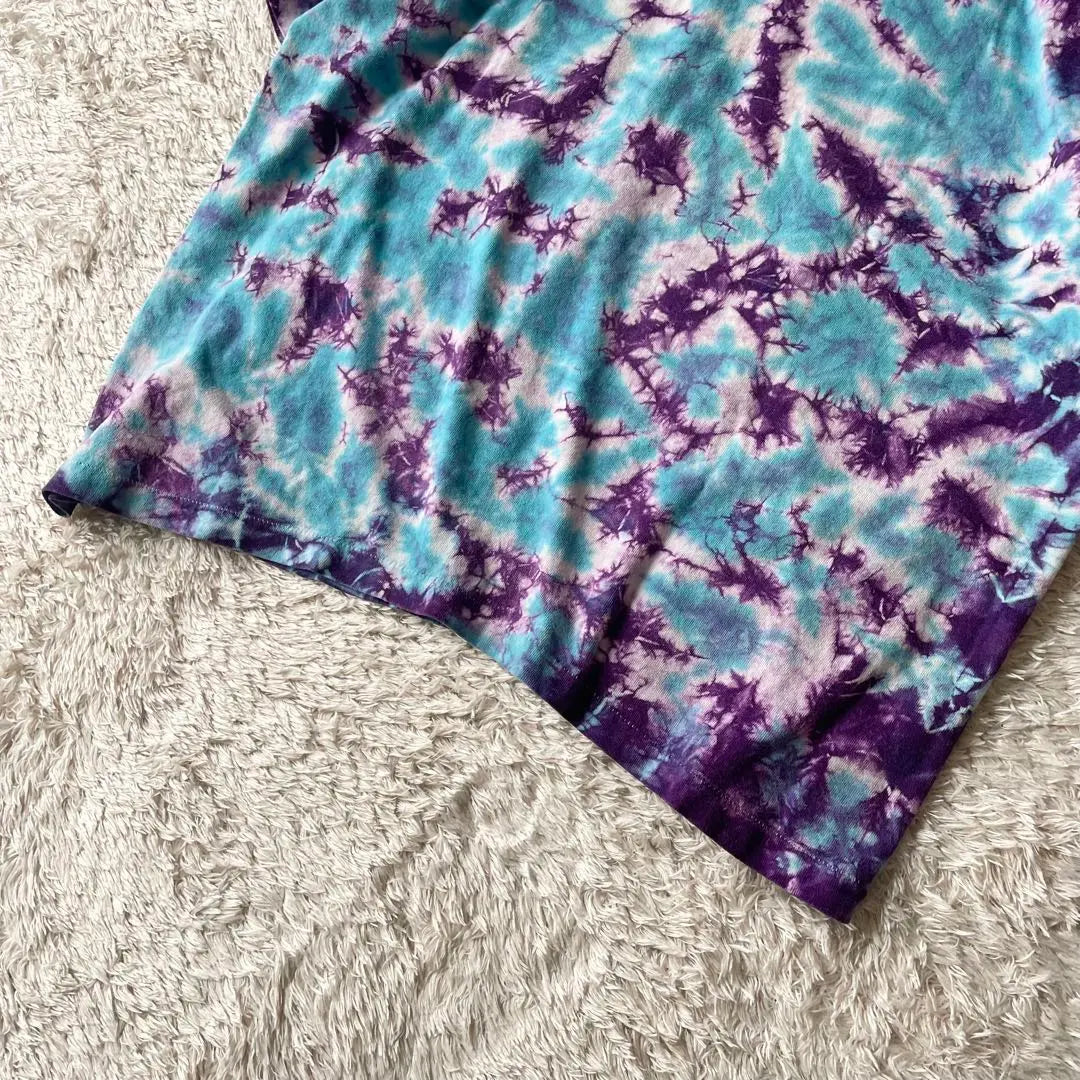 Overseas used clothing 90s BUGLE BOY USA made tie-dye T single stitch | 海外古着 90s BUGLE BOY USA製 タイダイT シングルスティッチ