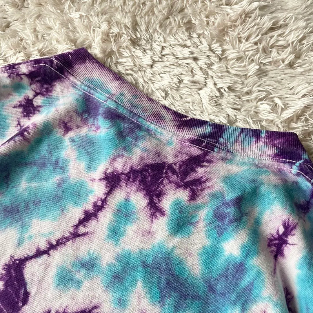 Overseas used clothing 90s BUGLE BOY USA made tie-dye T single stitch | 海外古着 90s BUGLE BOY USA製 タイダイT シングルスティッチ