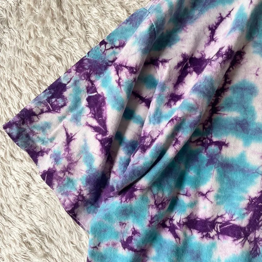 Overseas used clothing 90s BUGLE BOY USA made tie-dye T single stitch | 海外古着 90s BUGLE BOY USA製 タイダイT シングルスティッチ