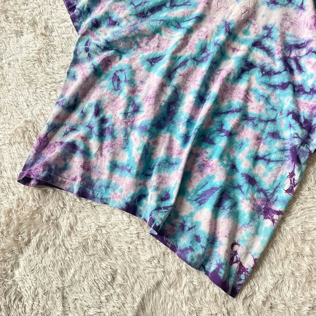 Ropa usada en el extranjero años 90 BUGLE BOY USA hizo tie-dye T de una sola puntada | 海外古着 90s BUGLE BOY USA製 タイダイT シングルスティッチ