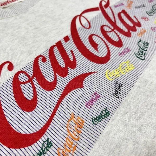 [Rare] 90s Japan-made Coca-Cola print sweatshirt size 3 1992