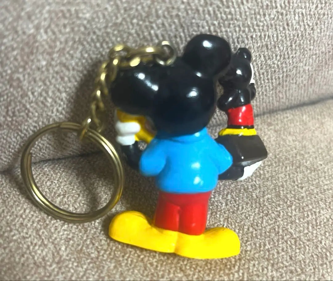 Showa Retro Mickey Mouse Keychain Disney Retro