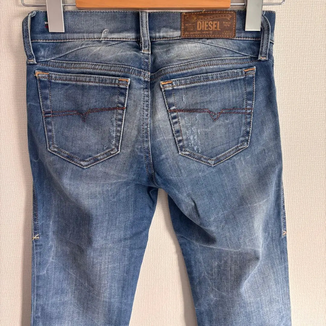 [Good condition] Shi36 DIESEL denim 23 Light blue Simple