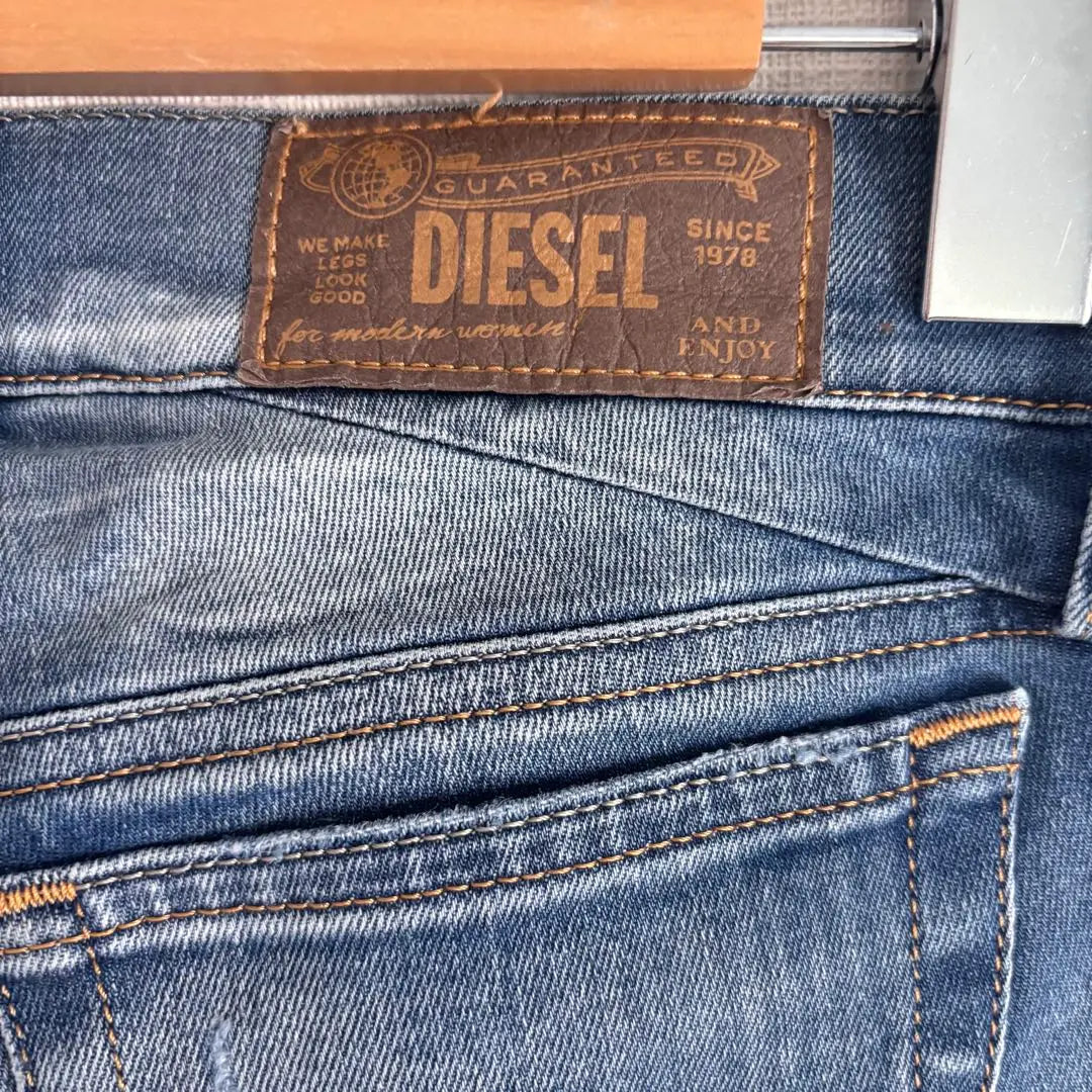 [Good condition] Shi36 DIESEL denim 23 Light blue Simple