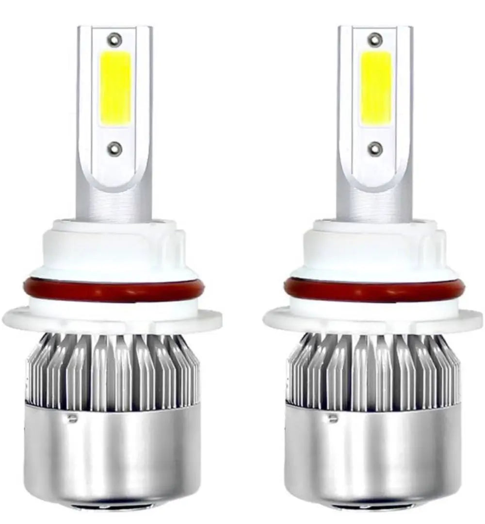 Faros LED compatibles con inspección de alto brillo, color blanco, juego de 2 faros LED