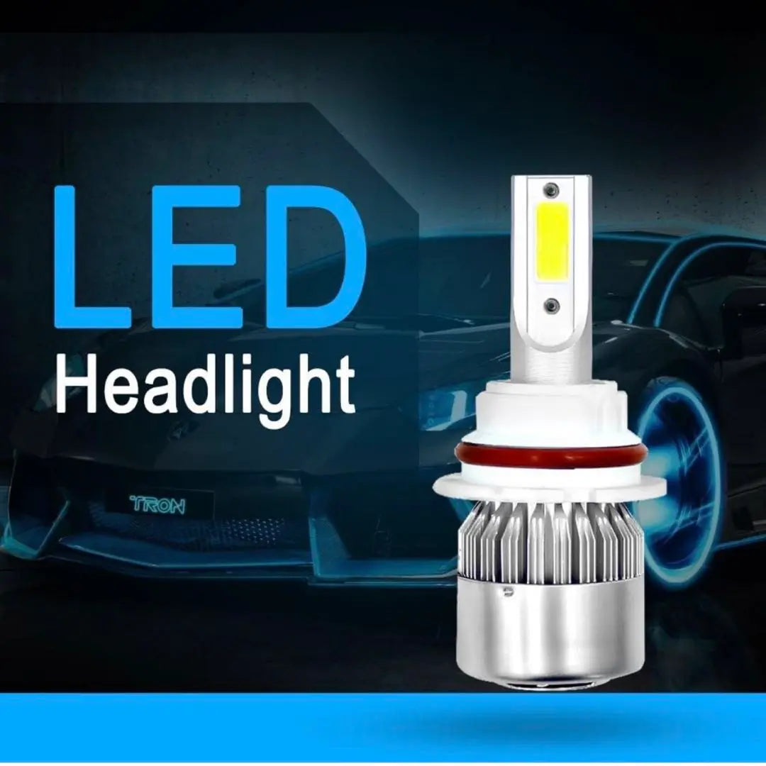 High brightness inspection compatible LED headlights, white, set of 2 LED headlights