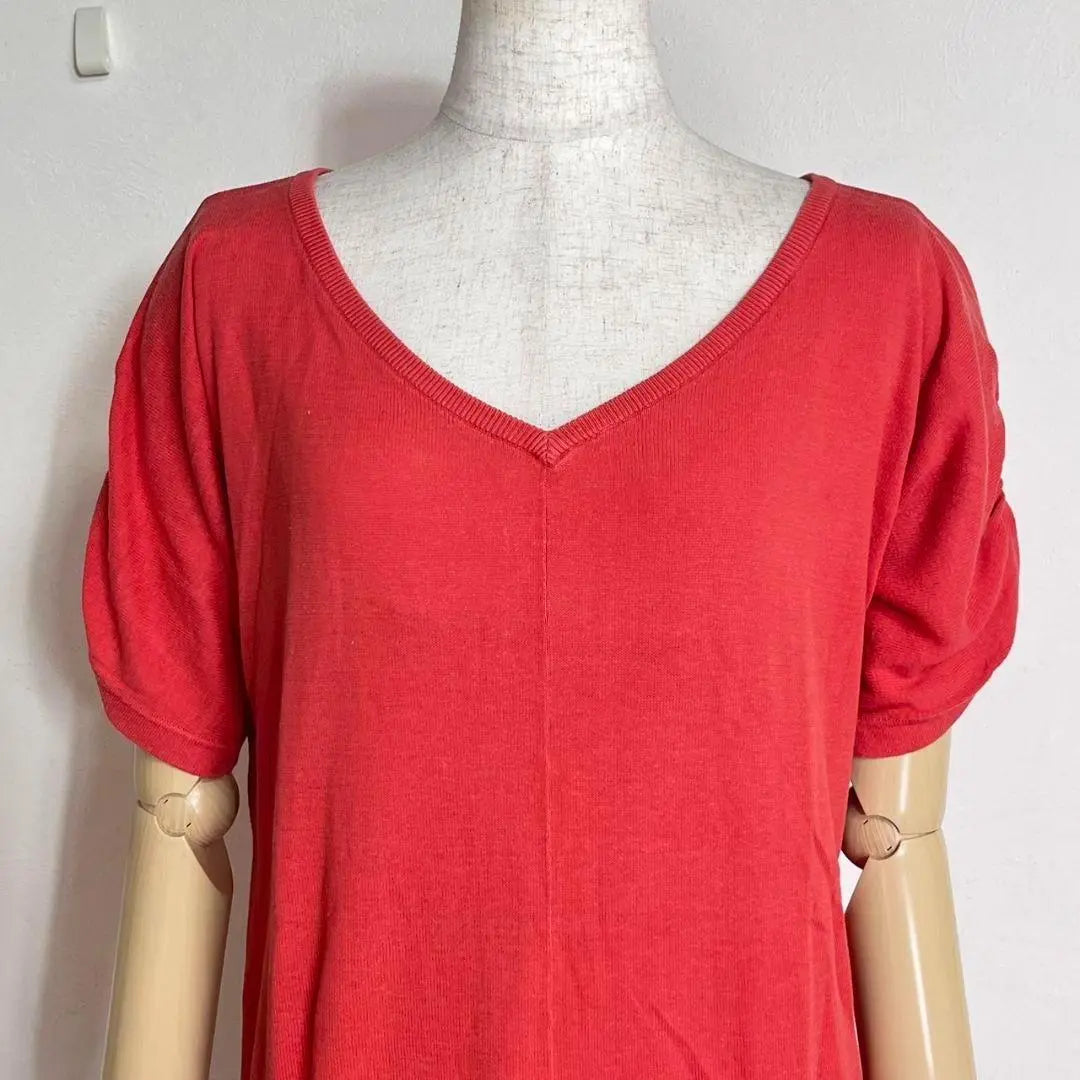 ❤️Popular Natural Beauty Basic V-neck Cotton Knit Tops Ⅿ