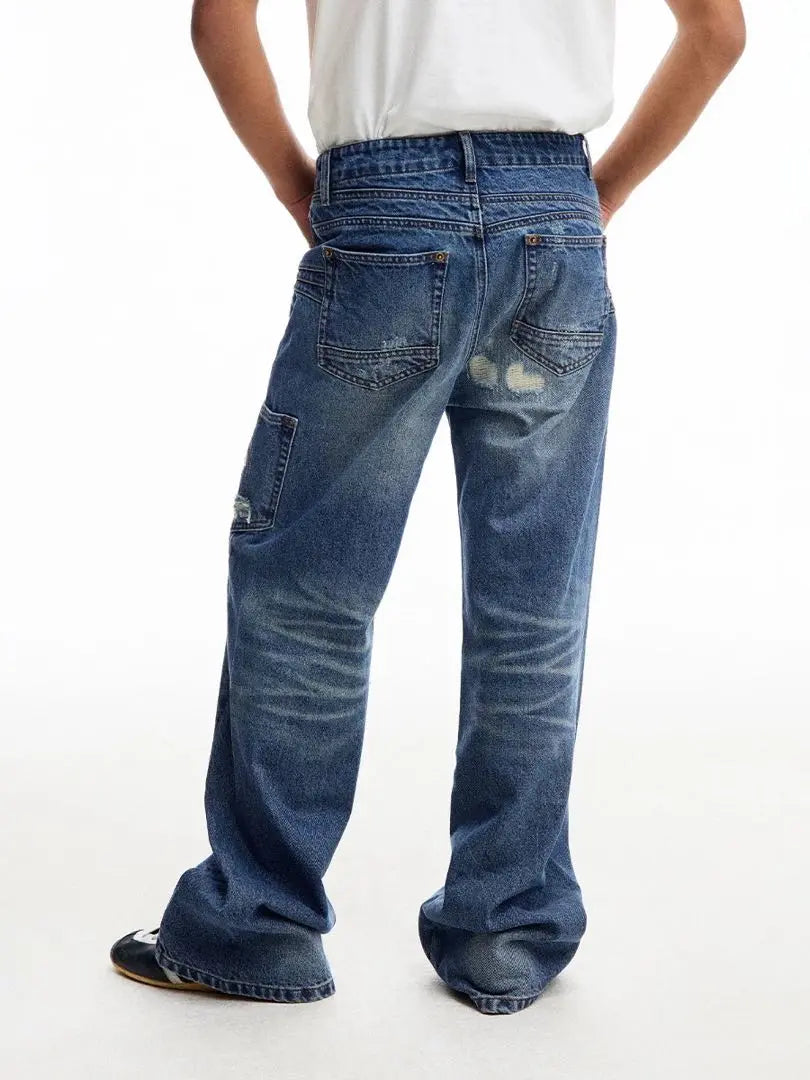 CONP 25SS denim pants, damaged finish, pants