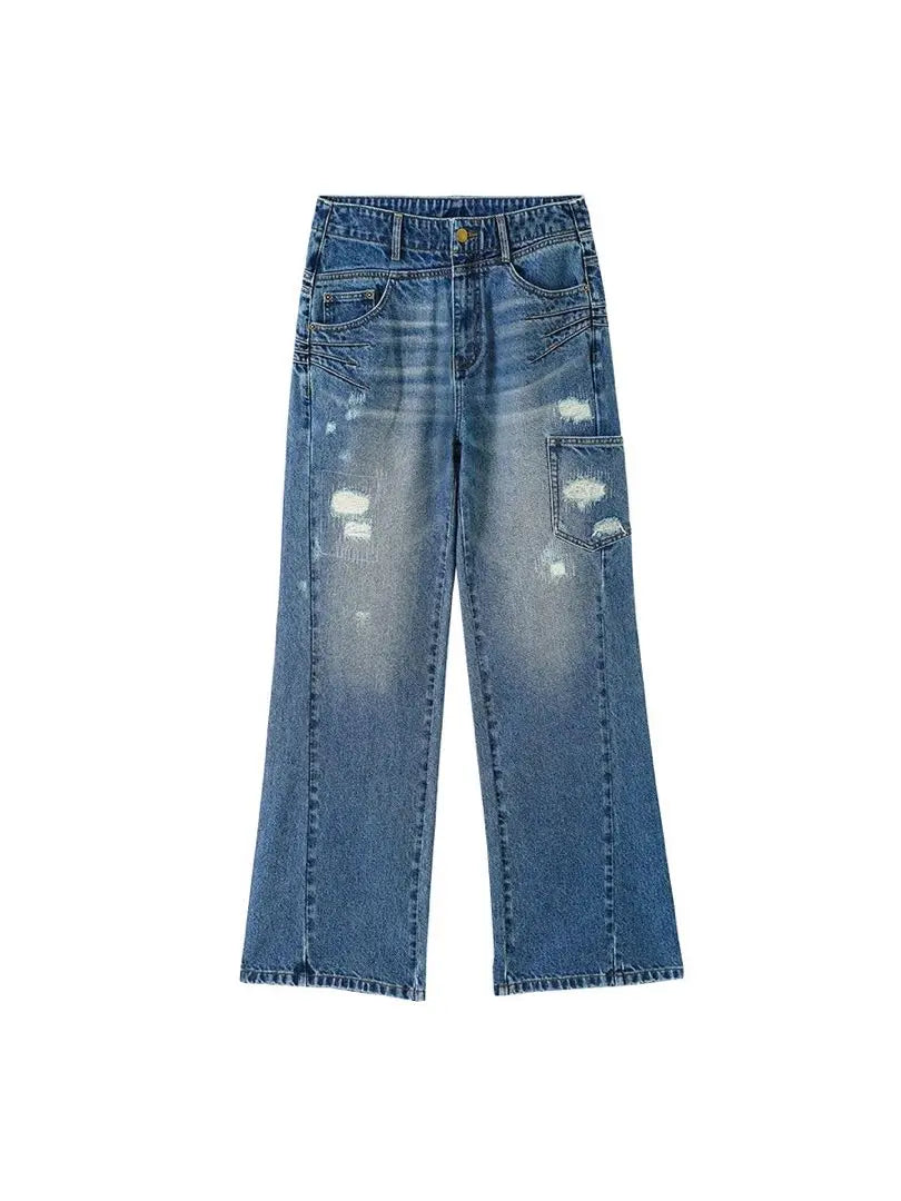 CONP 25SS denim pants, damaged finish, pants