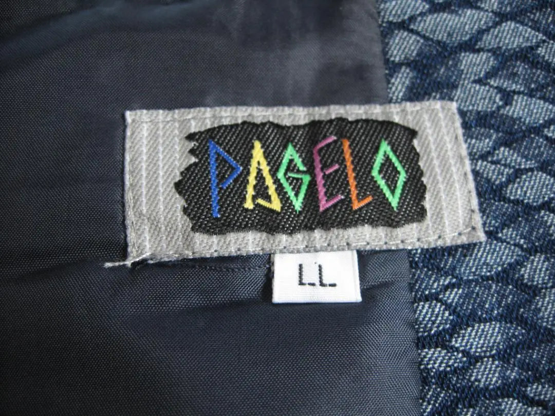 [Good condition] Pajero jacket with snake pattern made of denim