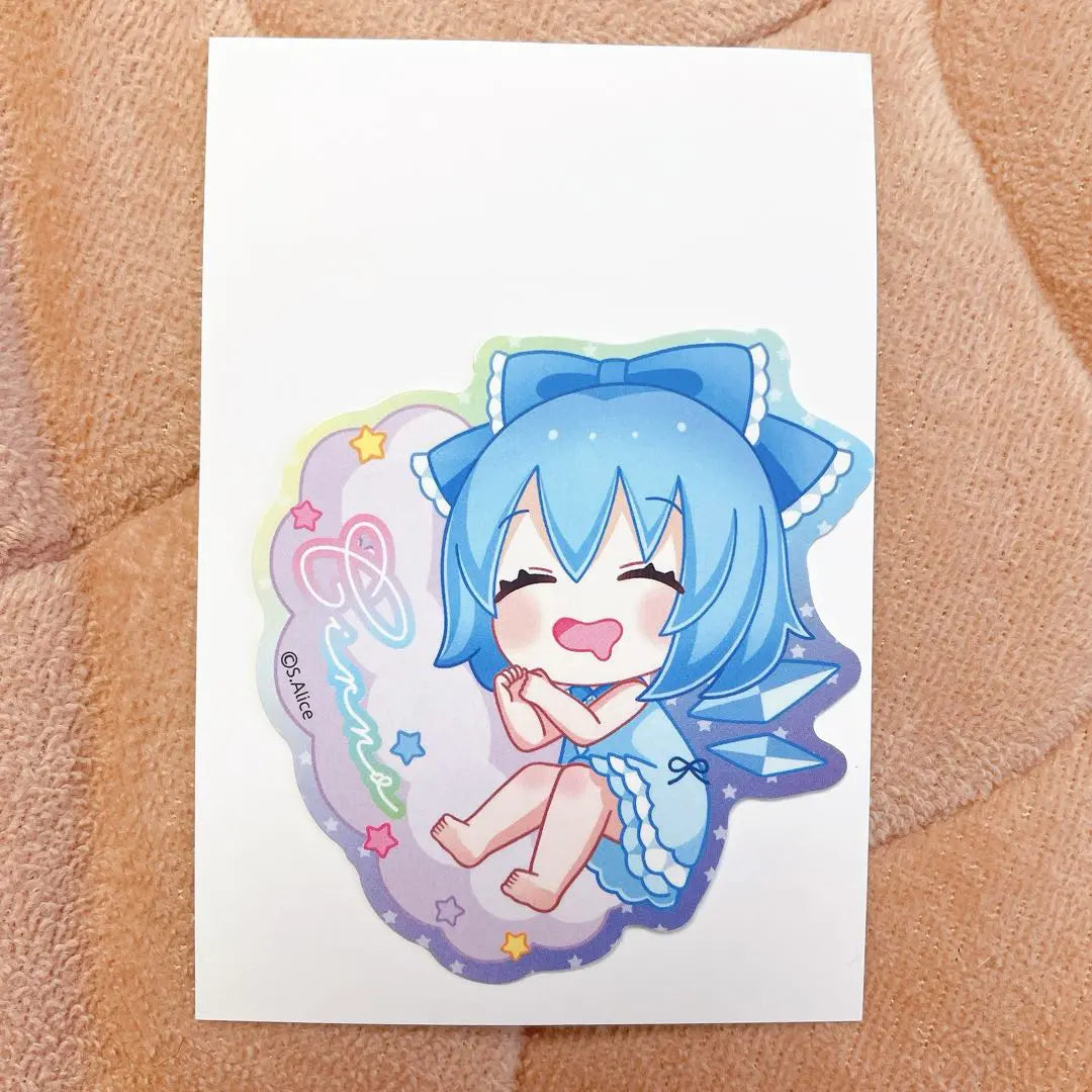 [New] Mini Cirno Die Cut Sticker Touhou Project