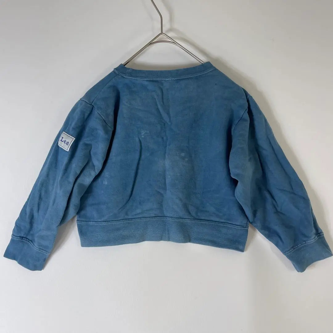 Kids' "Lee" sweatshirt sweatshirt top 120 blue tie dye