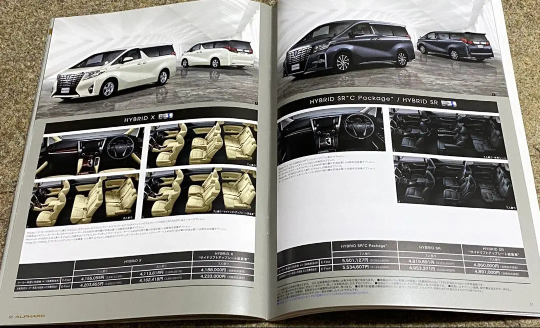 Toyota Alphard catalog