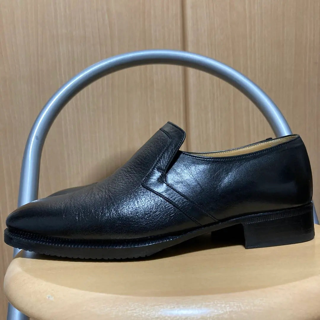 Ginza Yoshinoya Combinación de piel de ciervo y piel de canguro Zapatos hechos a mano Prestige slip-on