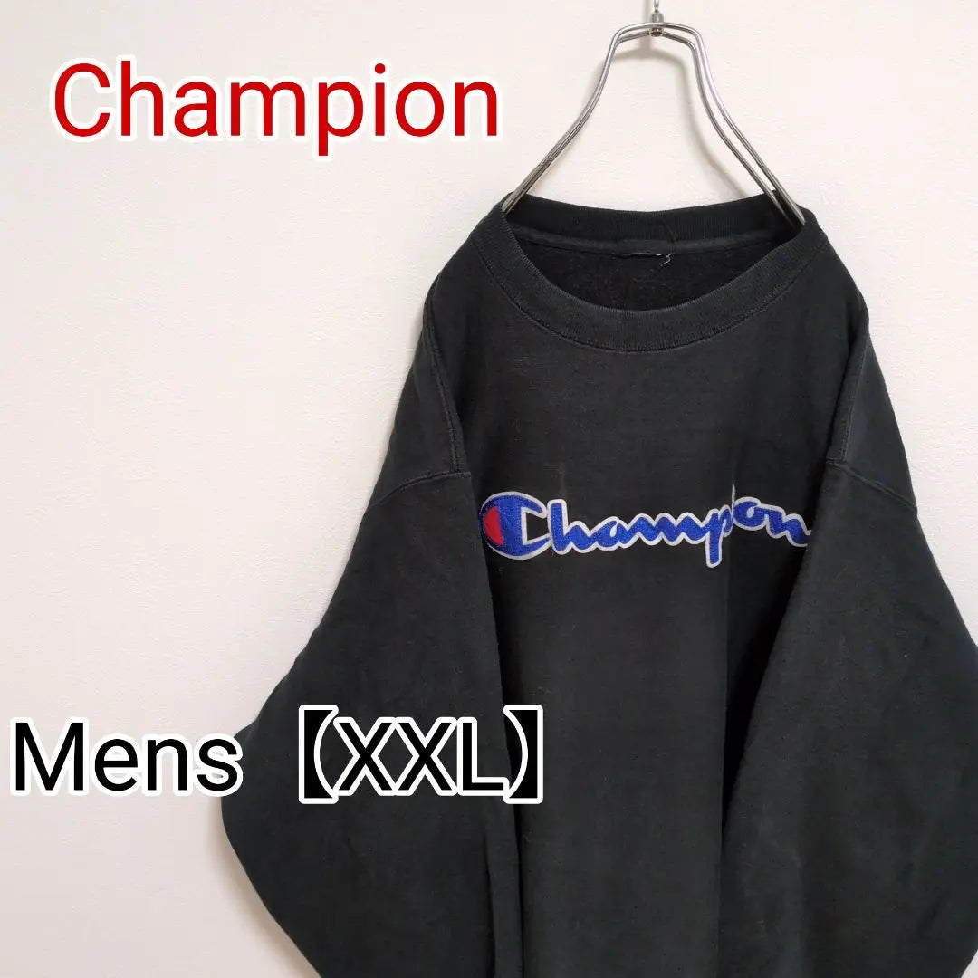 E74 [US import] Champion sweatshirt [equivalent to XXL] Reverse weave