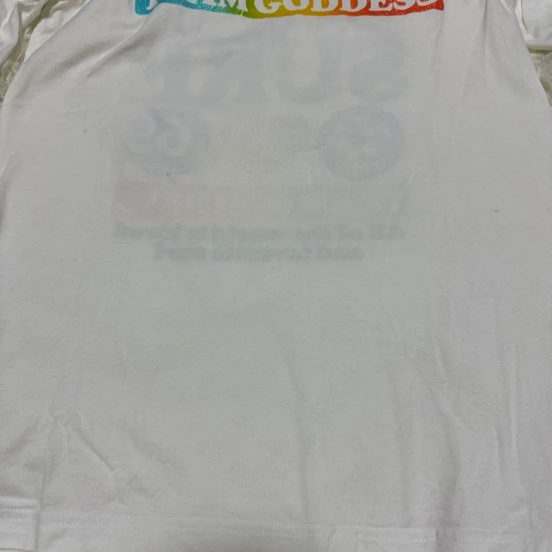 [teamgoddess] Team Goddess long sleeve T-shirt white LL surfboard