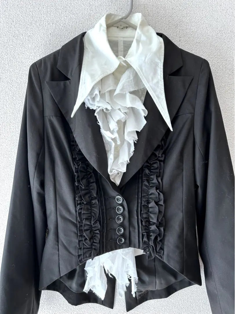 Black Peace Now Enbi Clothes Jacket Black M with Frill Blouse