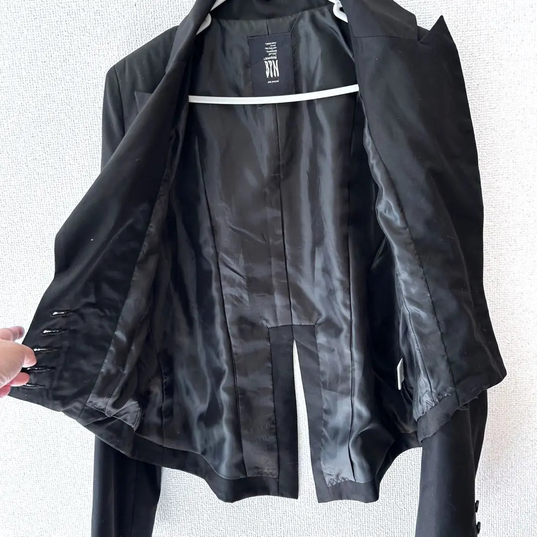 Black Peace Now Enbi Clothes Jacket Black M with Frill Blouse