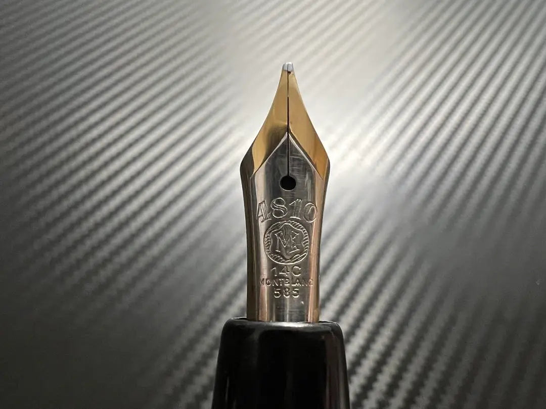 Montblanc No.7,44 millones Anual Pluma OB diagonal negrita Telescopio | モンブラン No.744 万年筆 OB 斜め太字 テレスコープ