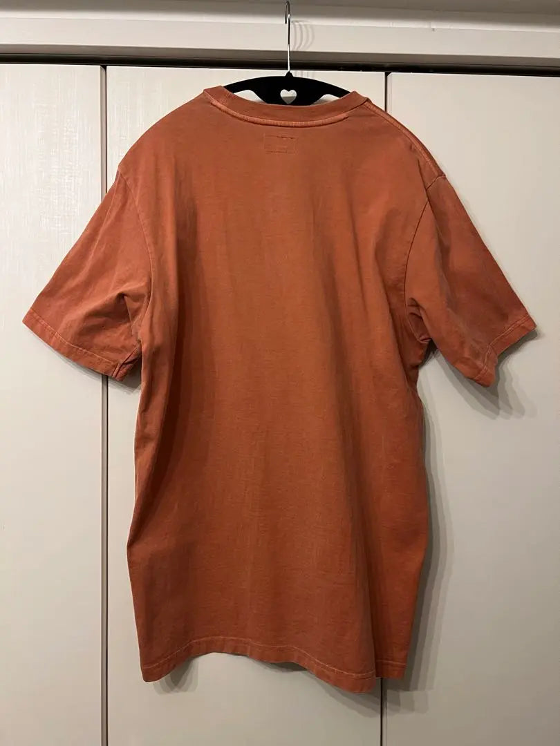 Camiseta sobreteñida Beauty Supreme Naranja óxido Talla M | 美品 camiseta suprema sobreteñida Rust オレンジ Mサイズ