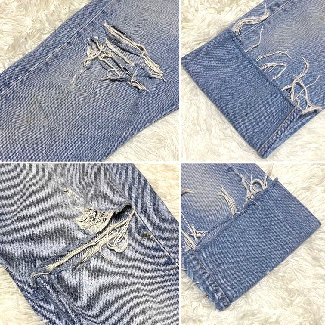 ✨Difícil de conseguir✨ Levi's 501XX Valencia 555 Hecho en EE. UU. Daños | ✨入手困難✨ Levi's 501XX バレンシア 555 米国製 ダメージ