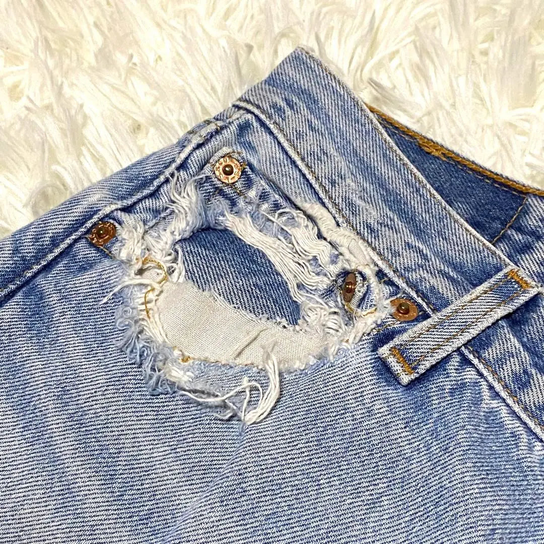 ✨Difícil de conseguir✨ Levi's 501XX Valencia 555 Hecho en EE. UU. Daños | ✨入手困難✨ Levi's 501XX バレンシア 555 米国製 ダメージ