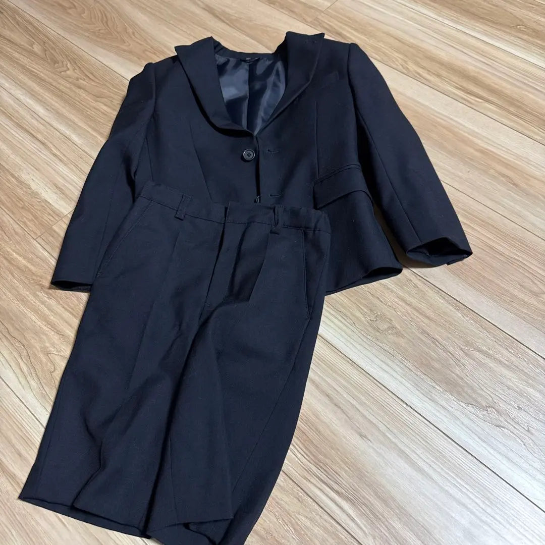 [Good condition] Familia Exam/Formal Black Suit/Blazer Set 120