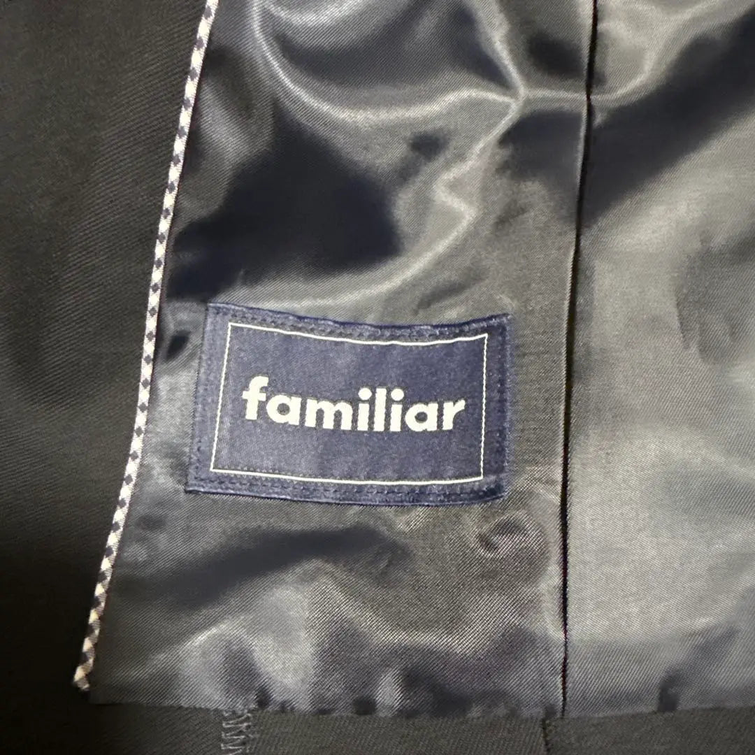 [Good condition] Familia Exam/Formal Black Suit/Blazer Set 120