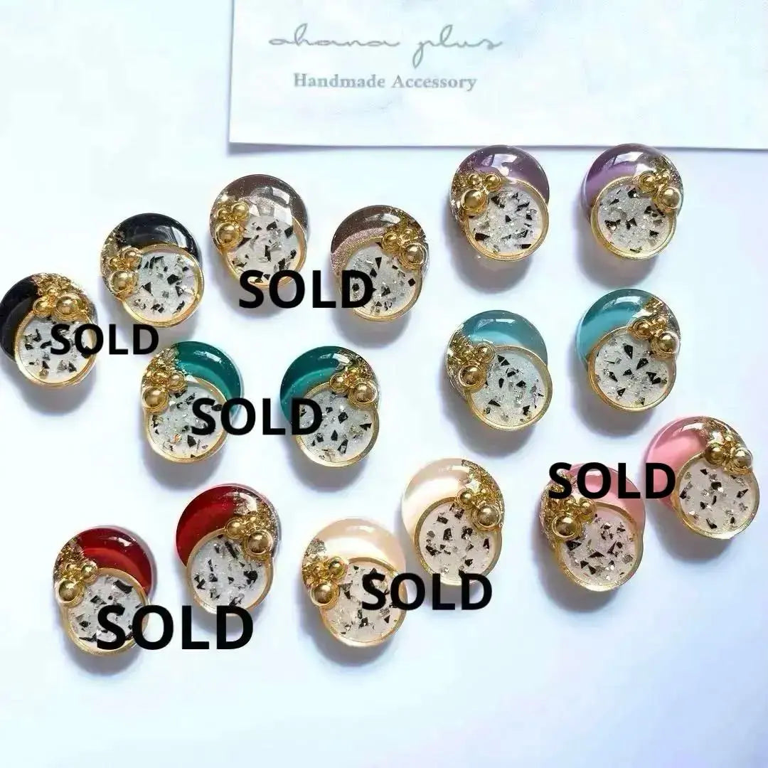 No.1376 Handmade Accessories Resin Earrings Eiral