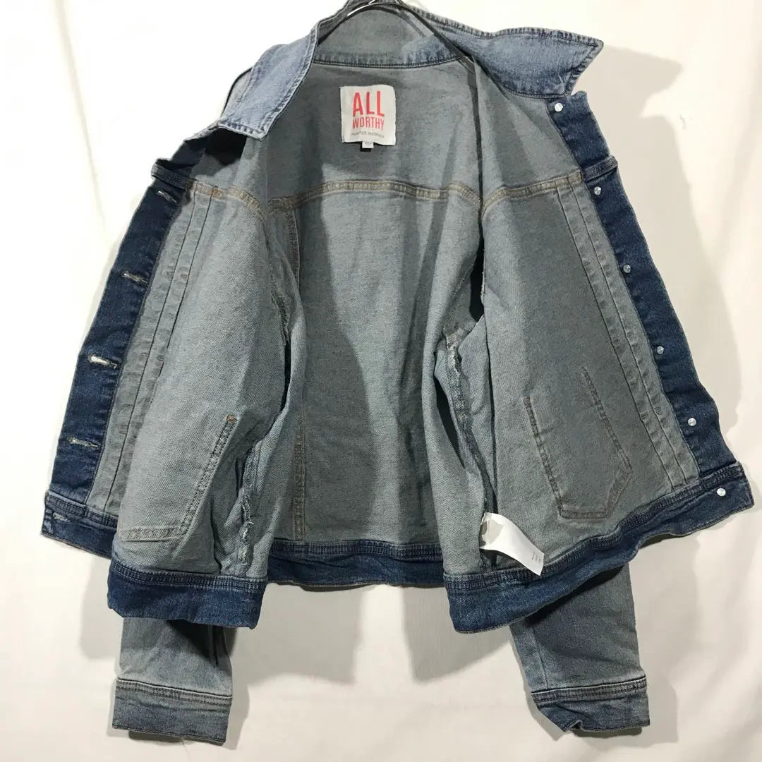 [ALL WORTHY] Denim jacket G-jacket Jeans Jeans Jeans