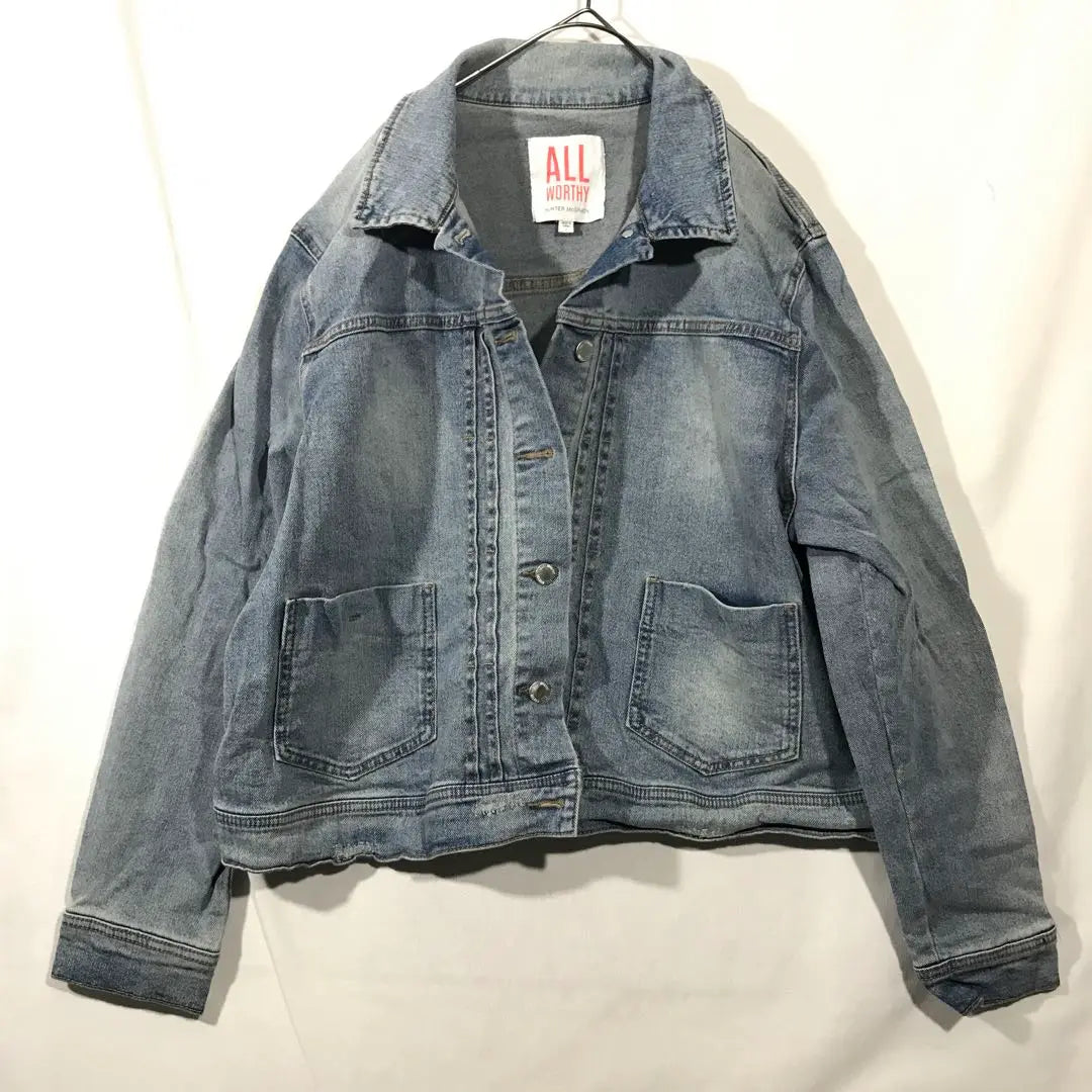 [ALL WORTHY] Denim jacket G-jacket Jeans Jeans Jeans