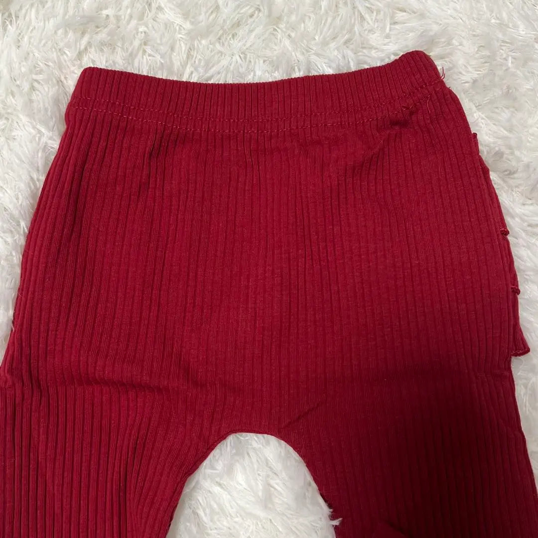 Conjunto de 3 piezas, manga larga, ropa de estar por casa, pijama, ropa para salir, rojo, rojo, 70