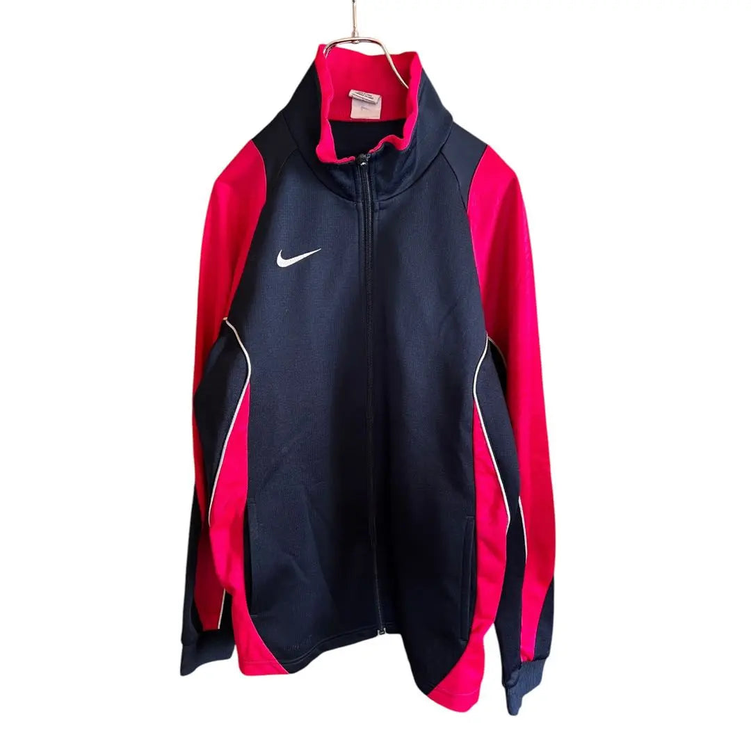 [Nike] DRI-FIT Zip Up Jacket Navy/Pink